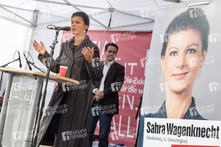 Wahlkampfveranstaltung mit Sahra Wagenknecht in Berlin