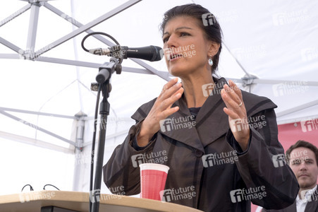 Wahlkampfveranstaltung mit Sahra Wagenknecht in Berlin