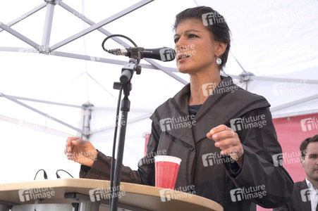 Wahlkampfveranstaltung mit Sahra Wagenknecht in Berlin