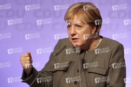 Wahlkampfveranstaltung mit Angela Merkel in Hamburg