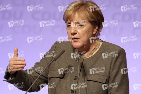 Wahlkampfveranstaltung mit Angela Merkel in Hamburg