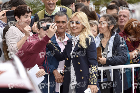 Ankunft von Cayetana Guillén Cuervo auf dem San Sebastian Film Festival 2017
