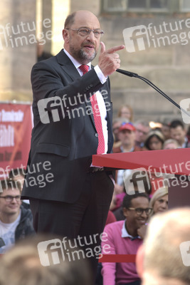 Wahlkampfveranstaltung mit Martin Schulz in Nürnberg