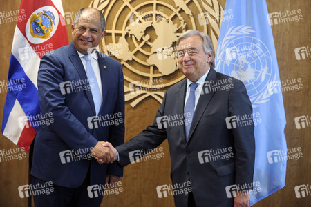 Luis Guillermo Solis  bei der UN in New York
