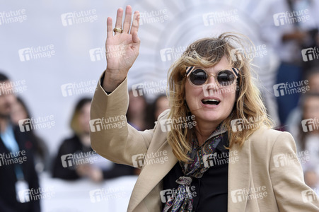 Ankunft von Emma Suárez auf dem San Sebastian Film Festival 2017