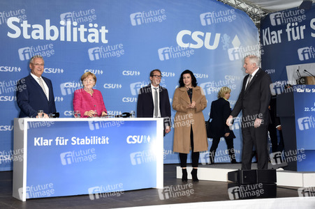 Wahlkampfveranstaltung der CSU in München