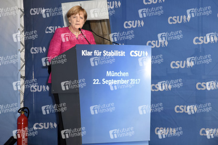 Wahlkampfveranstaltung der CSU in München