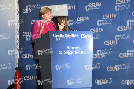 Wahlkampfveranstaltung der CSU in München