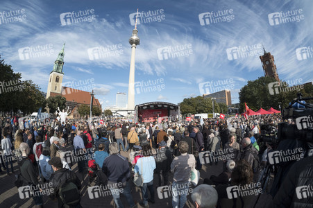 Wahlkampfveranstaltung der LINKEN in Berlin