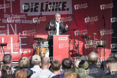 Wahlkampfveranstaltung der LINKEN in Berlin