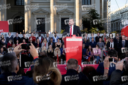 Wahlkampfveranstaltung mit Martin Schulz in Berlin