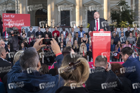 Wahlkampfveranstaltung mit Martin Schulz in Berlin