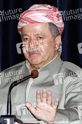 Prssekonferenz mit Masud Barzani in Erbil