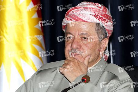 Prssekonferenz mit Masud Barzani in Erbil