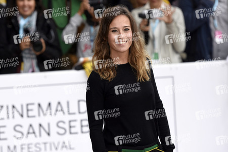 Ankunft von Marta Etura auf dem San Sebastian Film Festival 2017