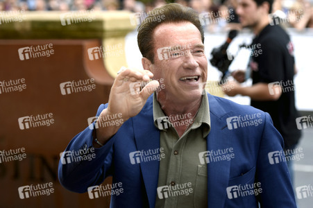 Ankunft von Arnold Schwarzenegger auf dem San Sebastian Film Festival 2017