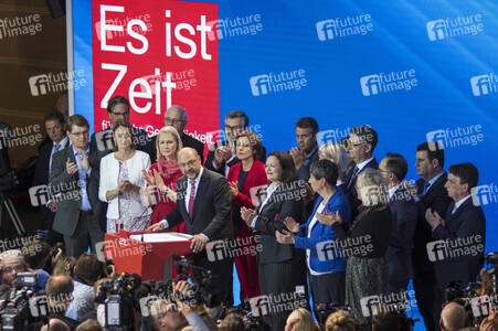 Bundestagswahlabend bei der SPD in Berlin