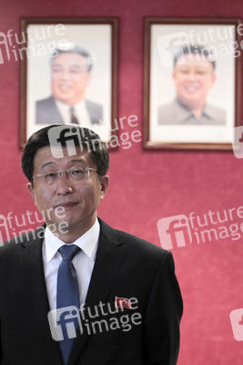 Pressekonferenz mit Kim Hyok Chol in Madrid