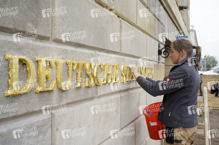Pressegespräch zum Auftakt der Wiedereröffnung der Staatsoper Unter den Linden in Berlin