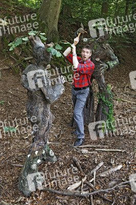 WORKING ART: Holzfäller / Lumberjack Bodypainting