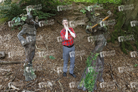 WORKING ART: Holzfäller / Lumberjack Bodypainting