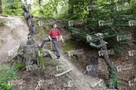 WORKING ART: Holzfäller / Lumberjack Bodypainting