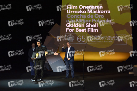 Preisverleihung auf dem San Sebastian Film Festival 2017