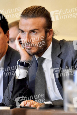 Pressekonferenz mit David Beckham in Tokio
