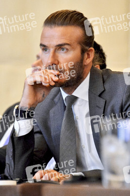 Pressekonferenz mit David Beckham in Tokio