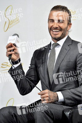 Pressekonferenz mit David Beckham in Tokio