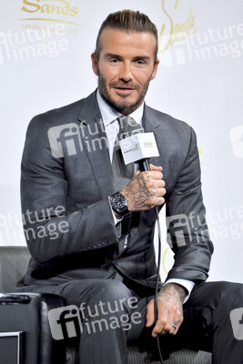 Pressekonferenz mit David Beckham in Tokio