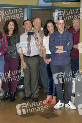 Celebration am Set zur 99. Episode 'Brooklyn Nine-Nine' in Studio City