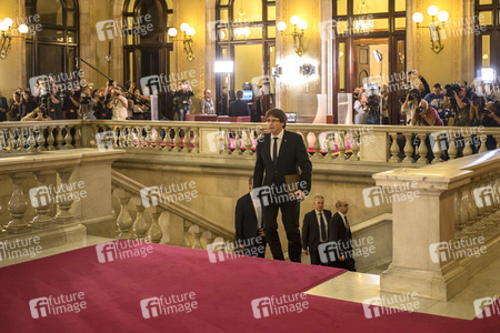 Rede zur Unabhängigkeitserklärung Kataloniens in Barcelona