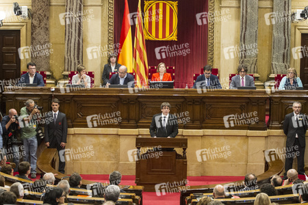 Rede zur Unabhängigkeitserklärung Kataloniens in Barcelona