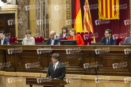 Rede zur Unabhängigkeitserklärung Kataloniens in Barcelona