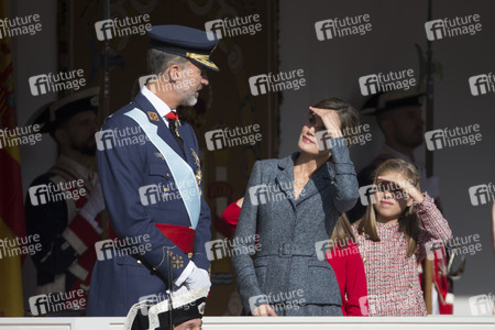 Militärparade zum spanischen Nationalfeiertag in Madrid