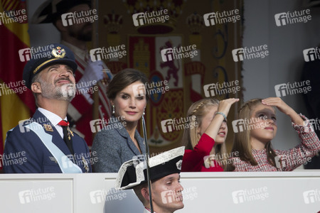 Militärparade zum spanischen Nationalfeiertag in Madrid
