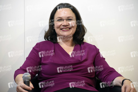 Andrea Nahles auf der Frankfurter Buchmesse 2017