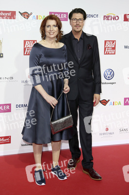 Goldene Bild der Frau 2017 in Hamburg