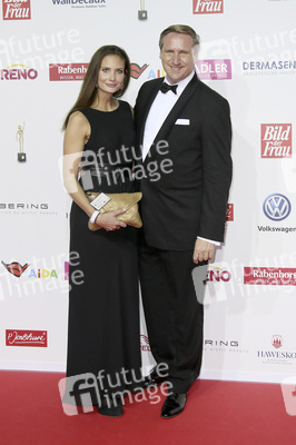 Goldene Bild der Frau 2017 in Hamburg