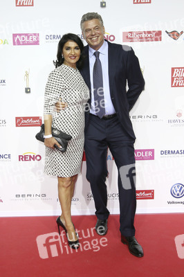 Goldene Bild der Frau 2017 in Hamburg