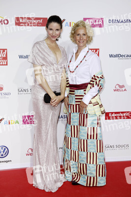 Goldene Bild der Frau 2017 in Hamburg