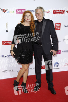 Goldene Bild der Frau 2017 in Hamburg