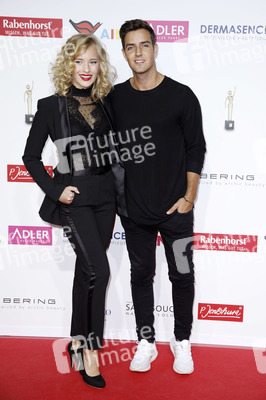Goldene Bild der Frau 2017 in Hamburg