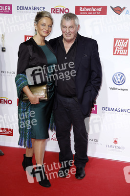 Goldene Bild der Frau 2017 in Hamburg
