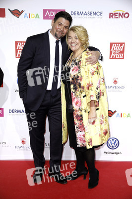 Goldene Bild der Frau 2017 in Hamburg