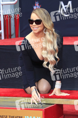 Hand and Footprint Ceremony mit Mariah Carey in Los Angeles