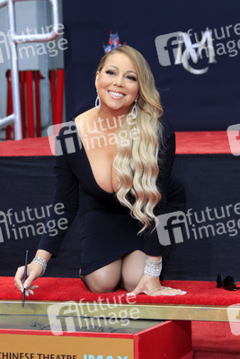 Hand and Footprint Ceremony mit Mariah Carey in Los Angeles