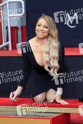 Hand and Footprint Ceremony mit Mariah Carey in Los Angeles