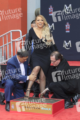 Hand and Footprint Ceremony mit Mariah Carey in Los Angeles